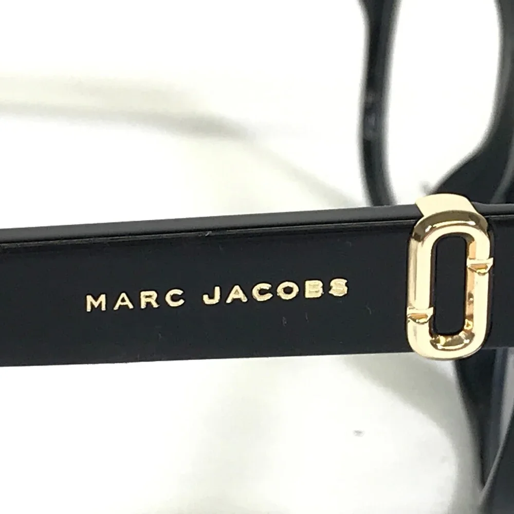 Marc Jacobs Eyeglasses Frames 251 807 Black Ivory Cat Eye Full Rim 52-18-140